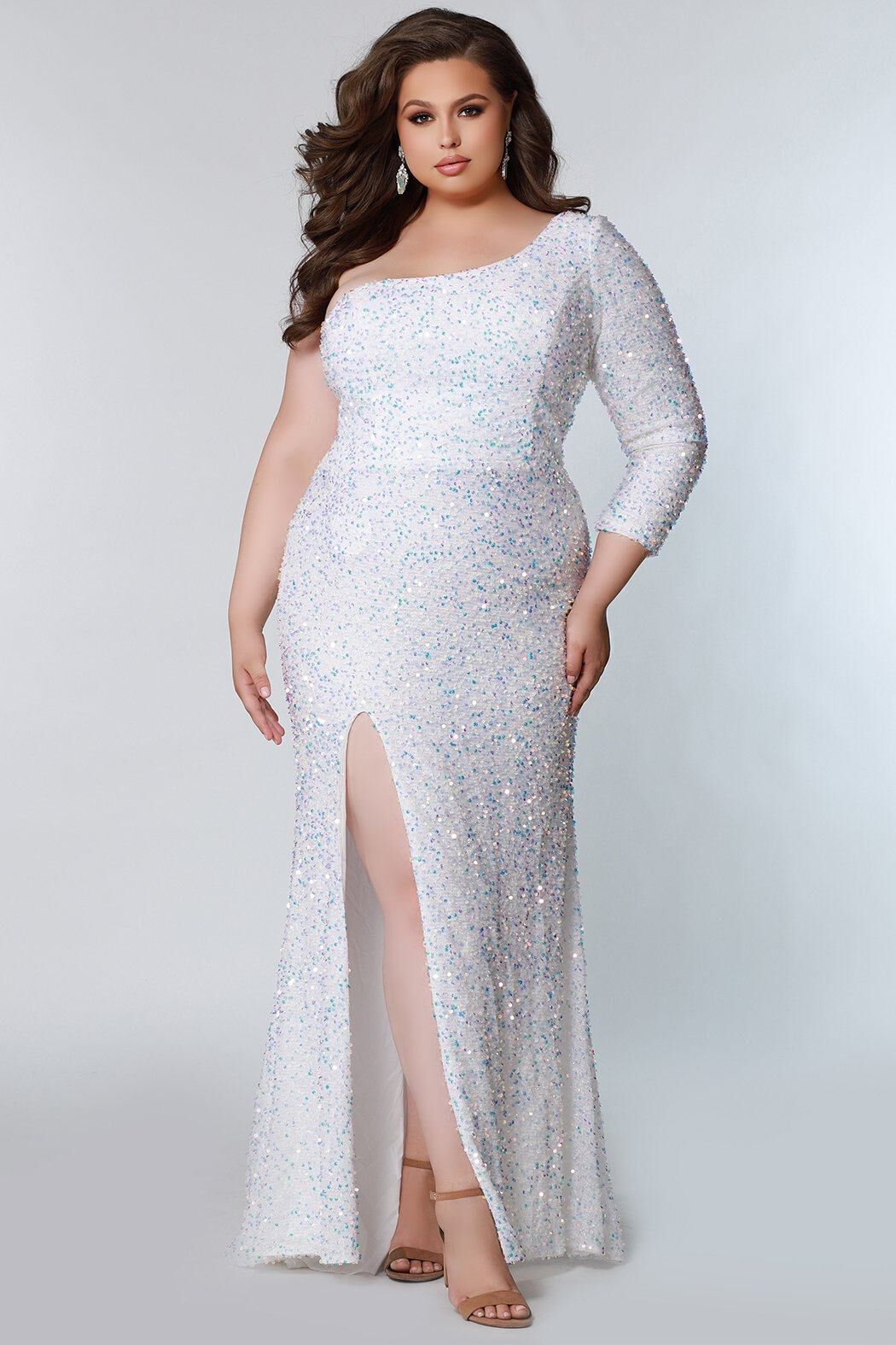 FLAWLESS FORMAL DRESS, Pearlescent / White, hi-res image number 0