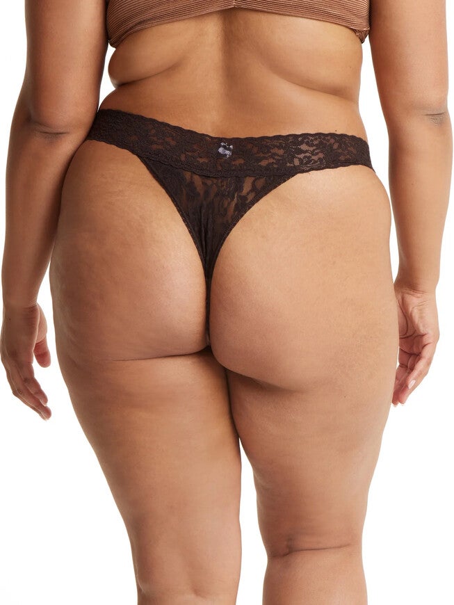SIGNATURE LACE PLUS THONG, , alternate image number 5