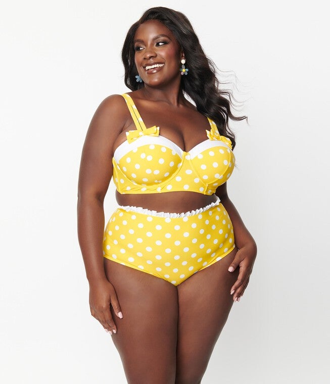 White Ruffle Swim Top, , alternate image number null