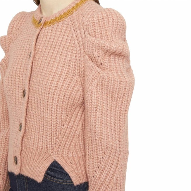 ELLE CARDIGAN, Rosewood / Pink, alternate image number null