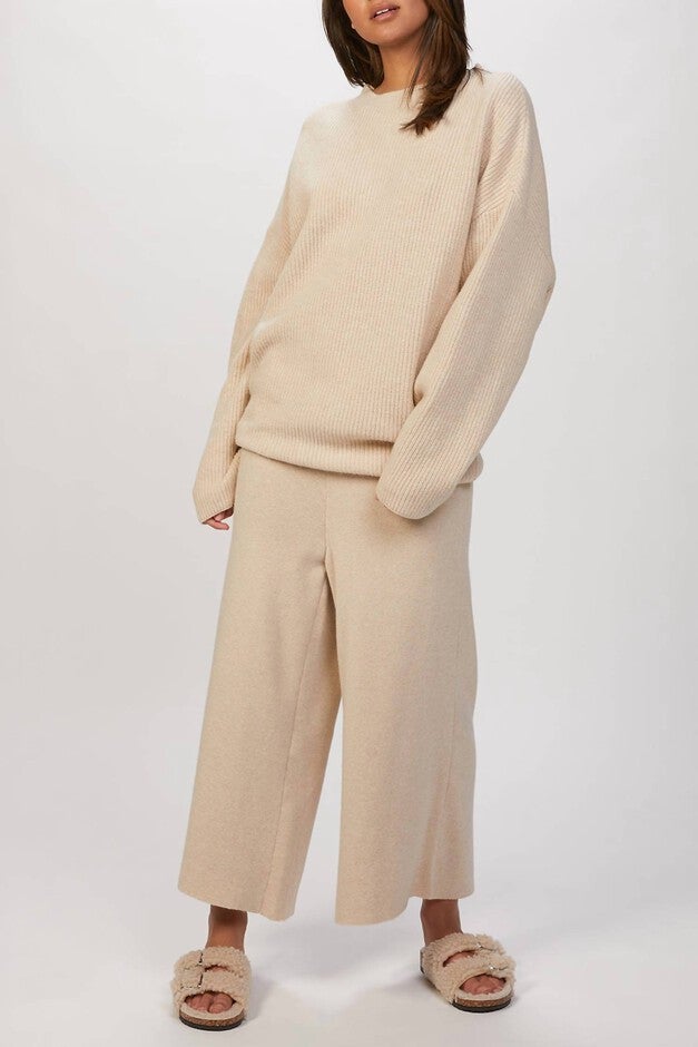 KORA TRICOT PANT IN BEIGE, Beige / Beige, hi-res image number null