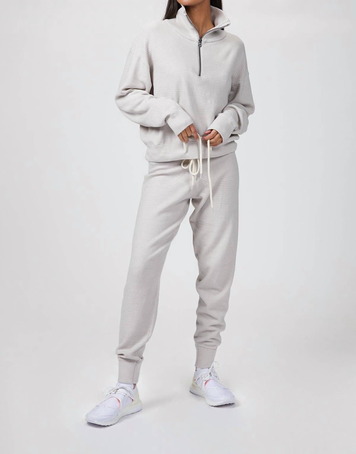 Alice Knit Sweatpants in Cobweb Silver, Cobweb Silver / Silver, hi-res image number 0