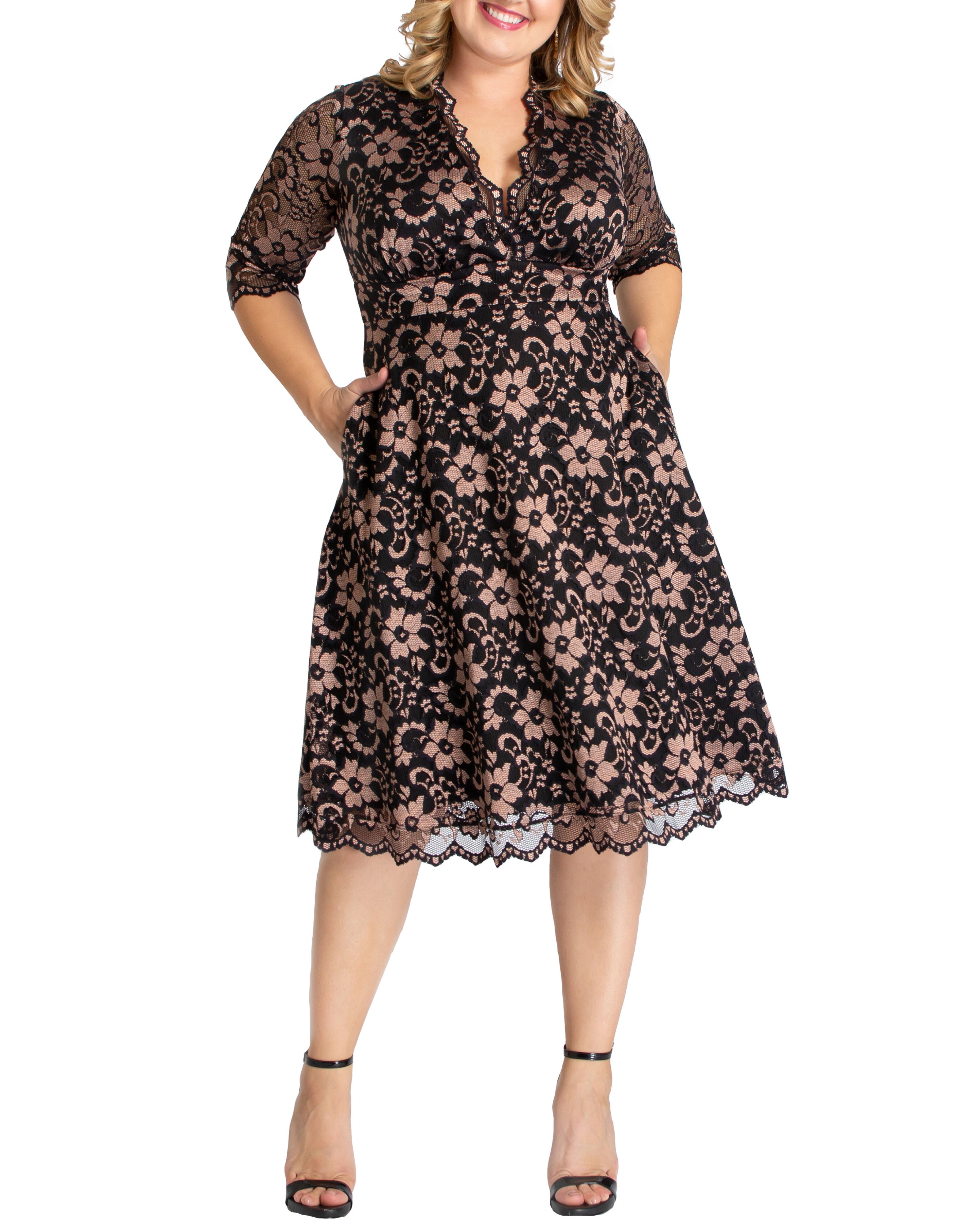 Mon Cherie Lace Dress, , alternate image number 7