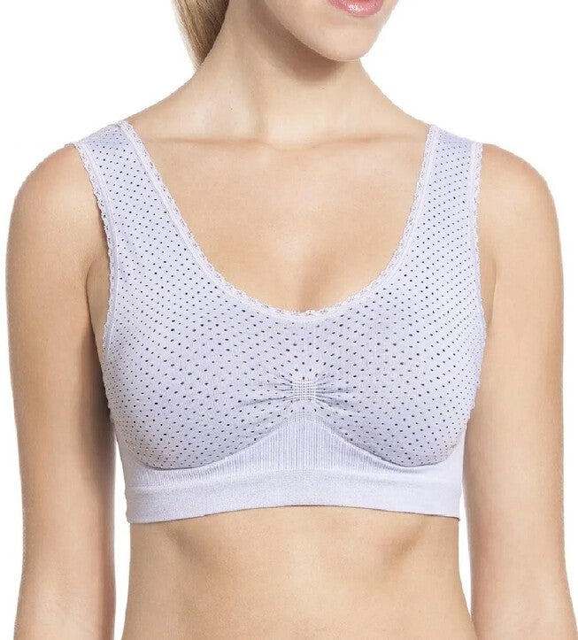 SEAMLESS MATERNITY BUSTIER IN SILVER GREY, Silver Grey / Charcoal Grey, hi-res image number null