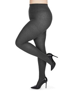 Boston Ribbed Cotton Blend Sweater Tights