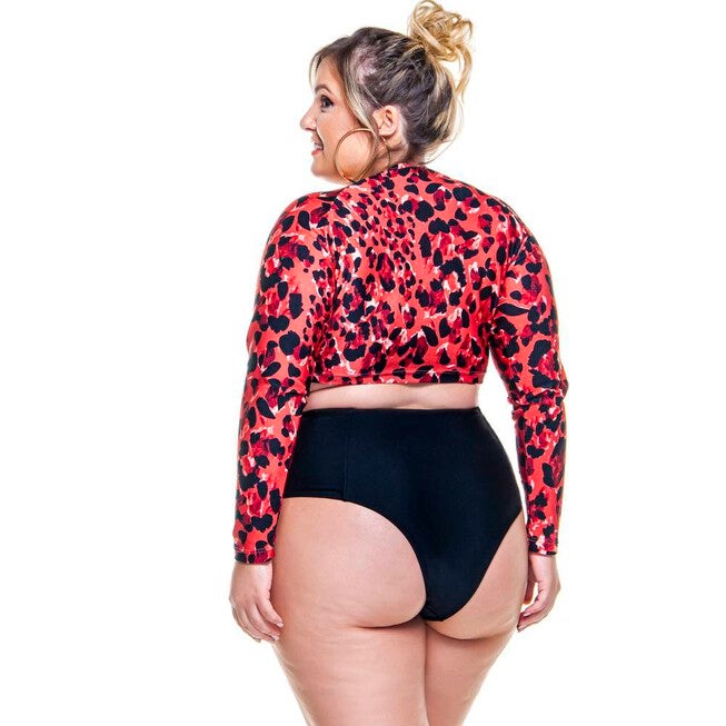 Long Sleeve Crop Top, , alternate image number 3