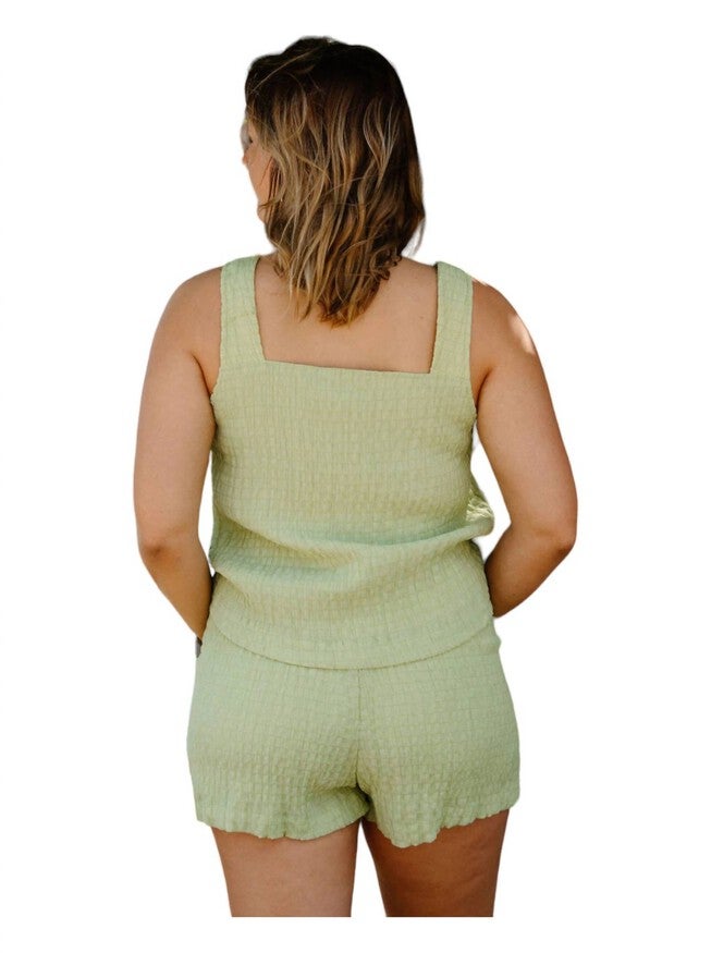 SHIRRED SET, Lime / Light Green, alternate image number null
