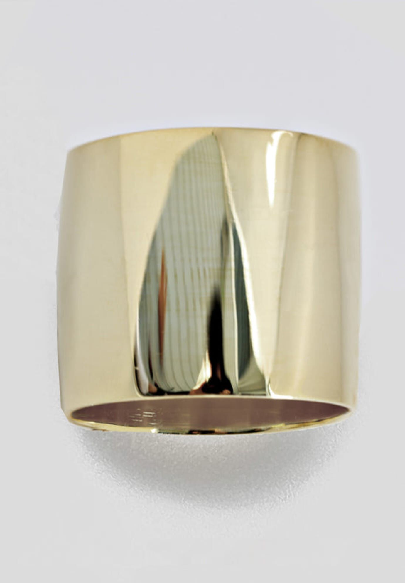 RICH Chunky Wide Cigar Band Ring, Silver / Silver, hi-res image number 0