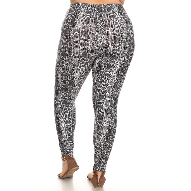 Printed Animal Leggings, , alternate image number 7