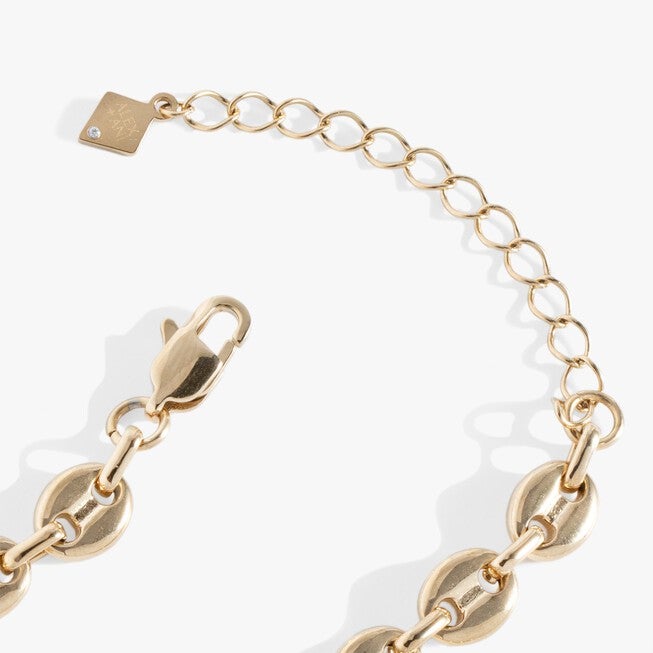Mariner Necklace, Gold / Gold, alternate image number 2