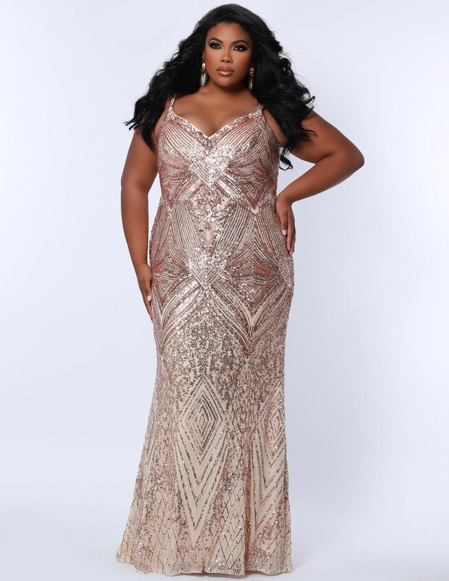 CONQUER THE NIGHT FORMAL DRESS, Rose Gold / Pink, hi-res image number null