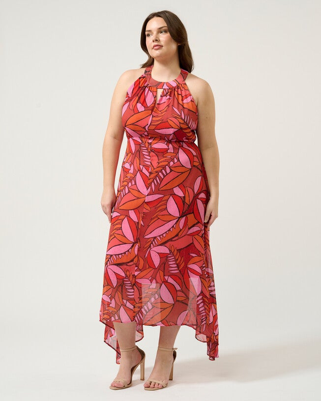Aster Dress, Print / Purple, alternate image number null