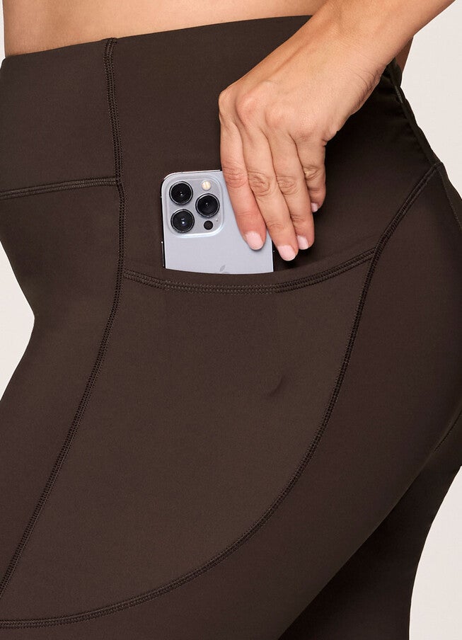 Plus Flow With It Tech Flex Legging, Coffee / Brown, alternate image number null
