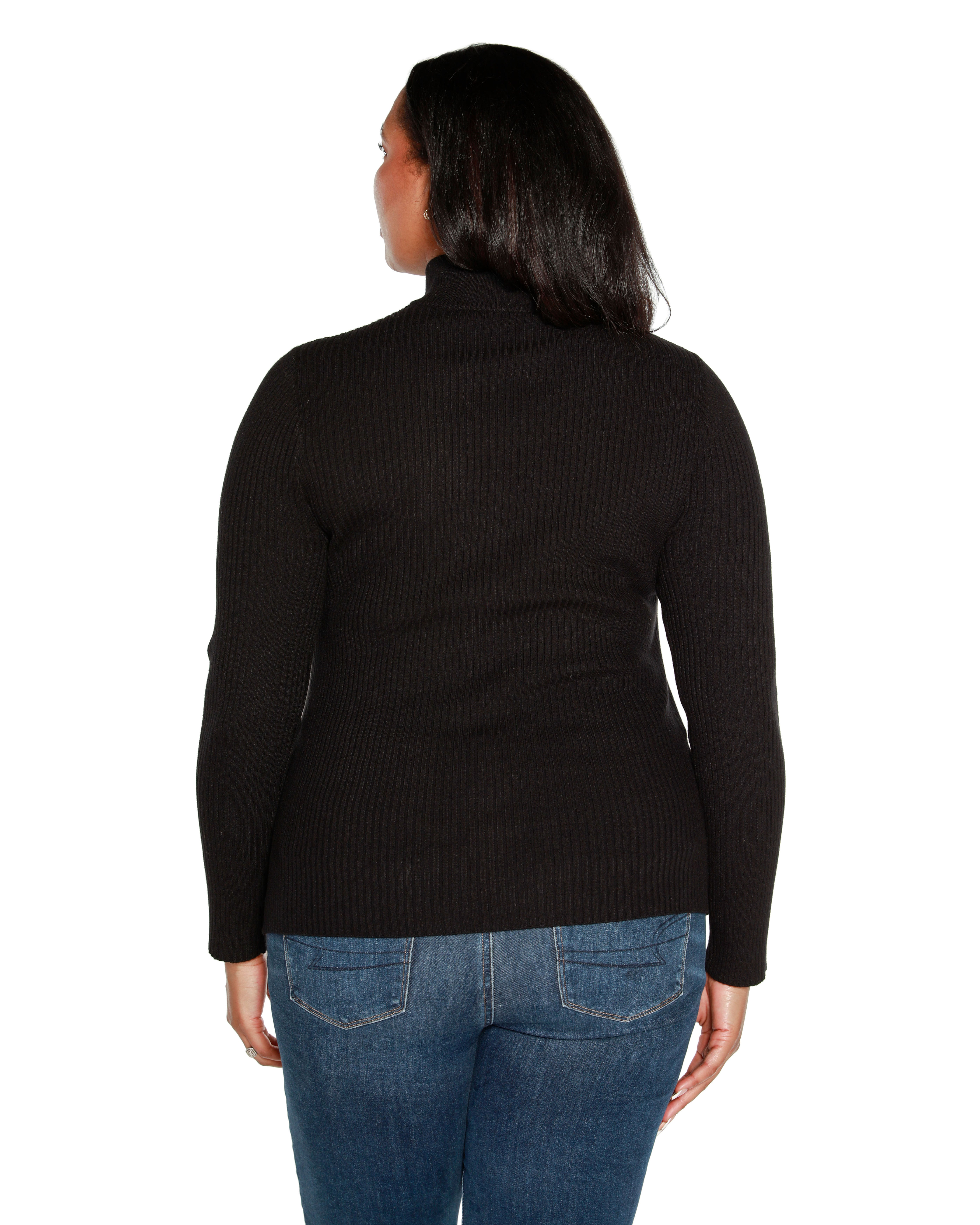 Plus Size Chain Detail Shrug Cardigan Sweater, Black / Black, alternate image number 1