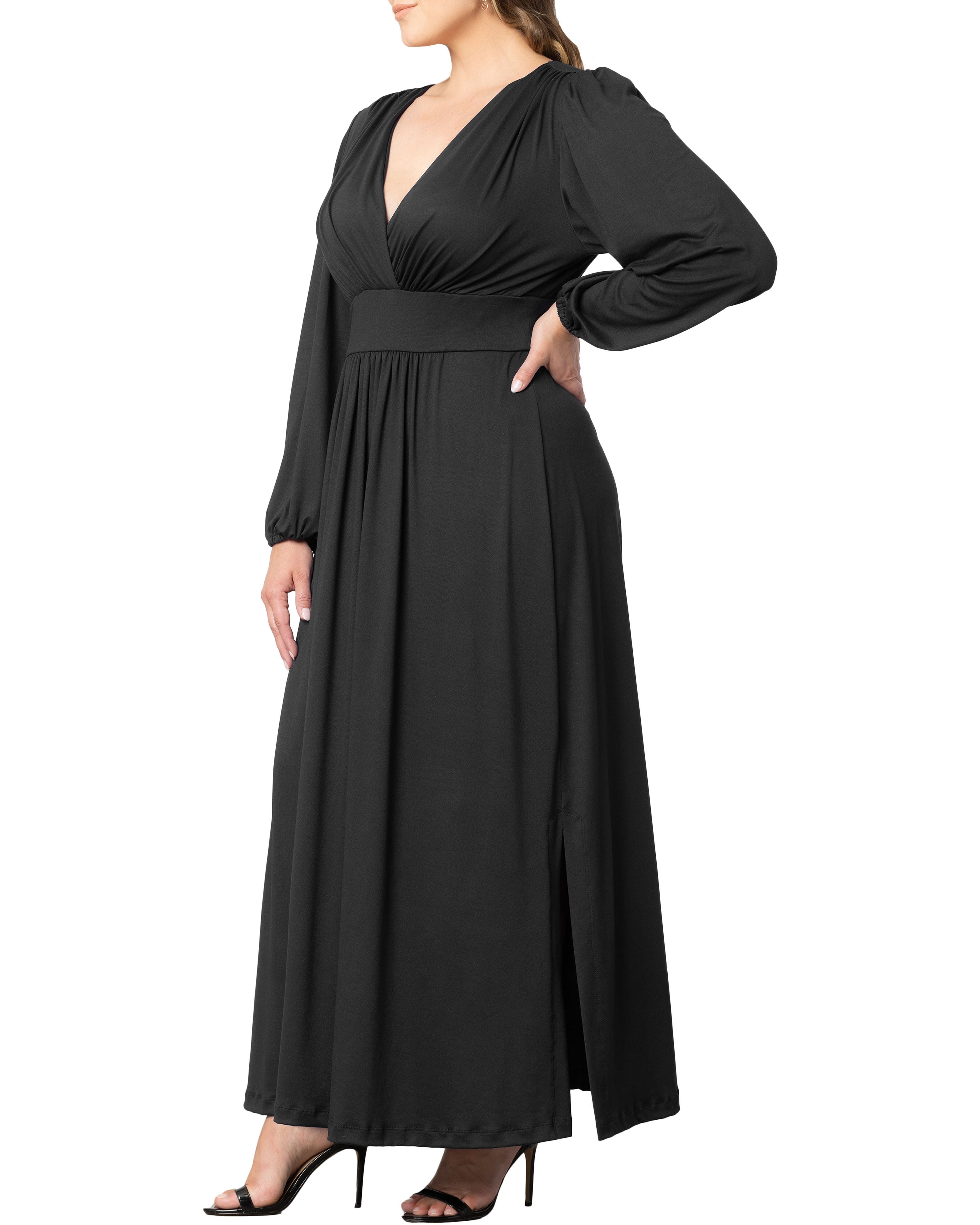 Kelsey Long Sleeve Maxi Dress, , alternate image number 8