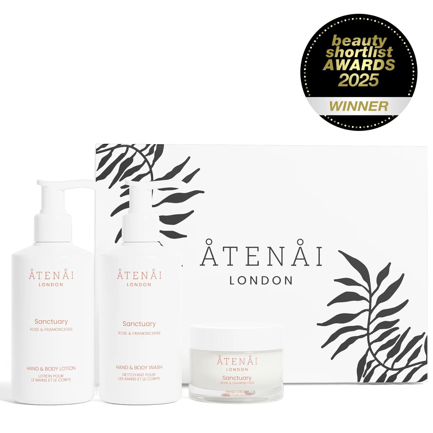 Sanctuary Hand & Body Trio Gift Set, Rose  Frankincense / see-description, alternate image number 1