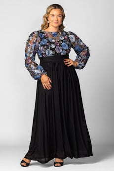 Eternal Embroidered Bodice Evening Gown