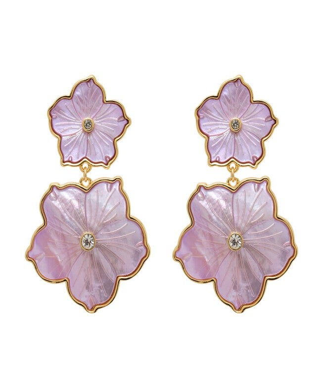 Lux Paloma Earrings, LILAC / Purple, hi-res image number 0