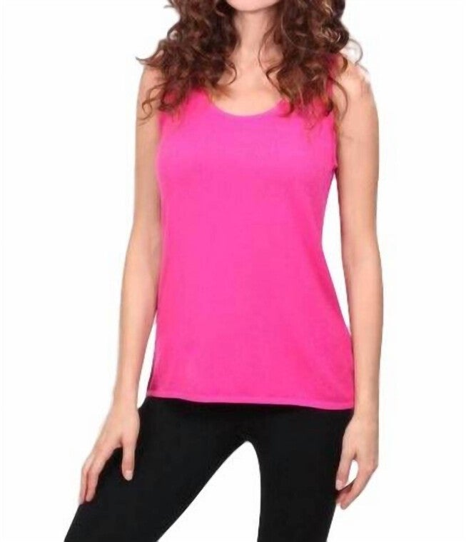 BRA FRIENDLY TANK TOP IN FUCHSIA, Fuchsia / Pink, hi-res image number 0