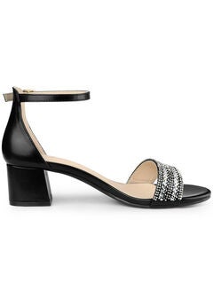 Rhinestone Sparkly Chunky Heels Sandals