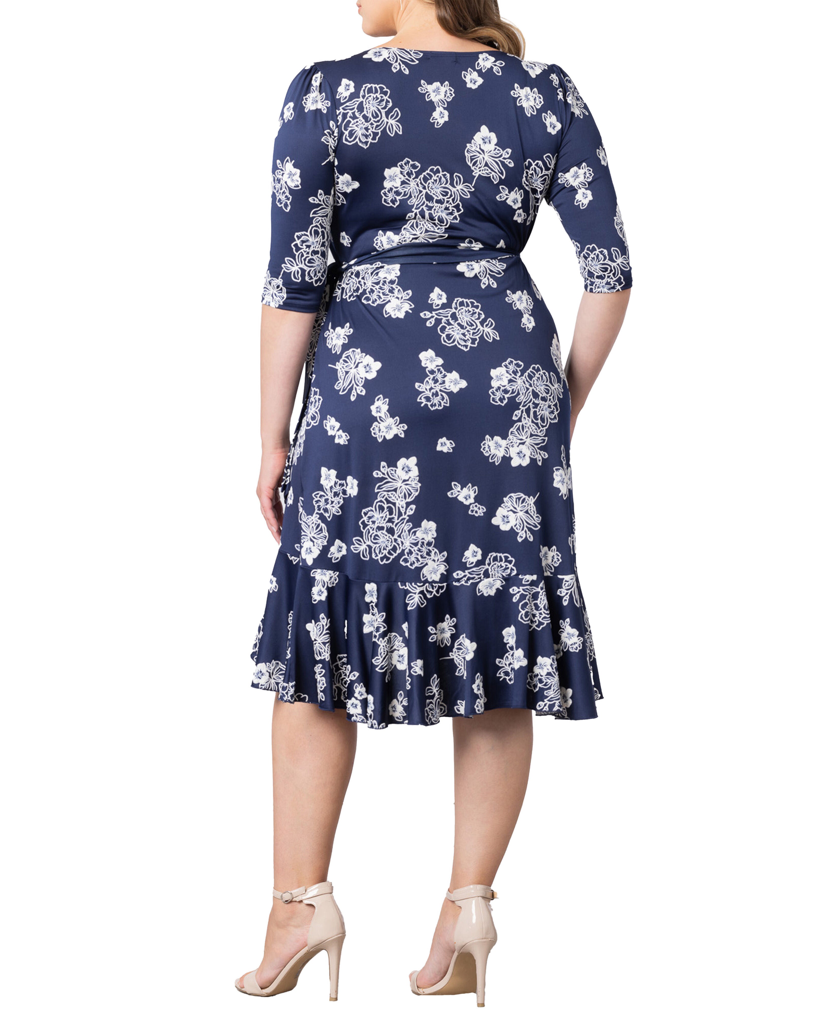 Flirty Flounce Wrap Dress, , alternate image number 6