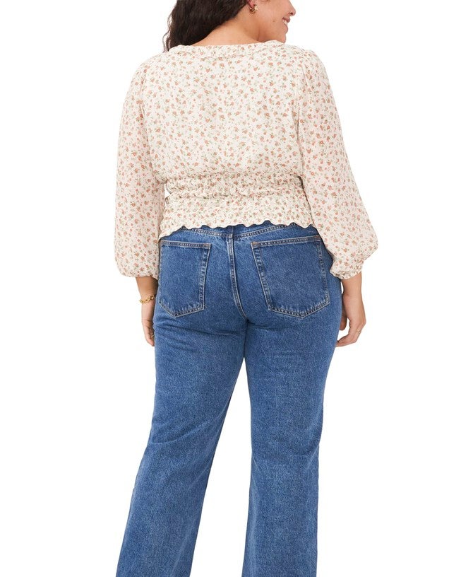 Brenna V Neck Top, , alternate image number null