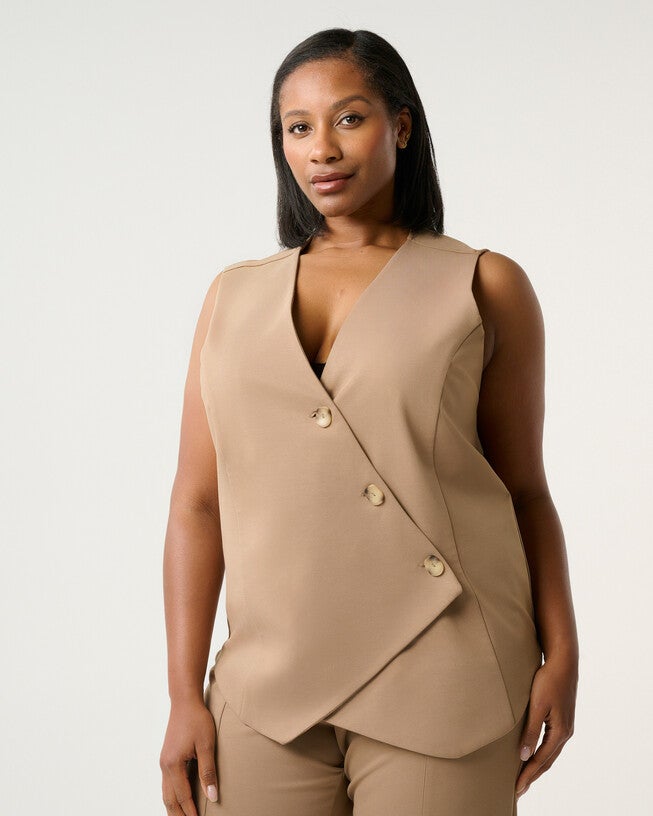 Mahina Top, Mushroom / Brown, alternate image number 2