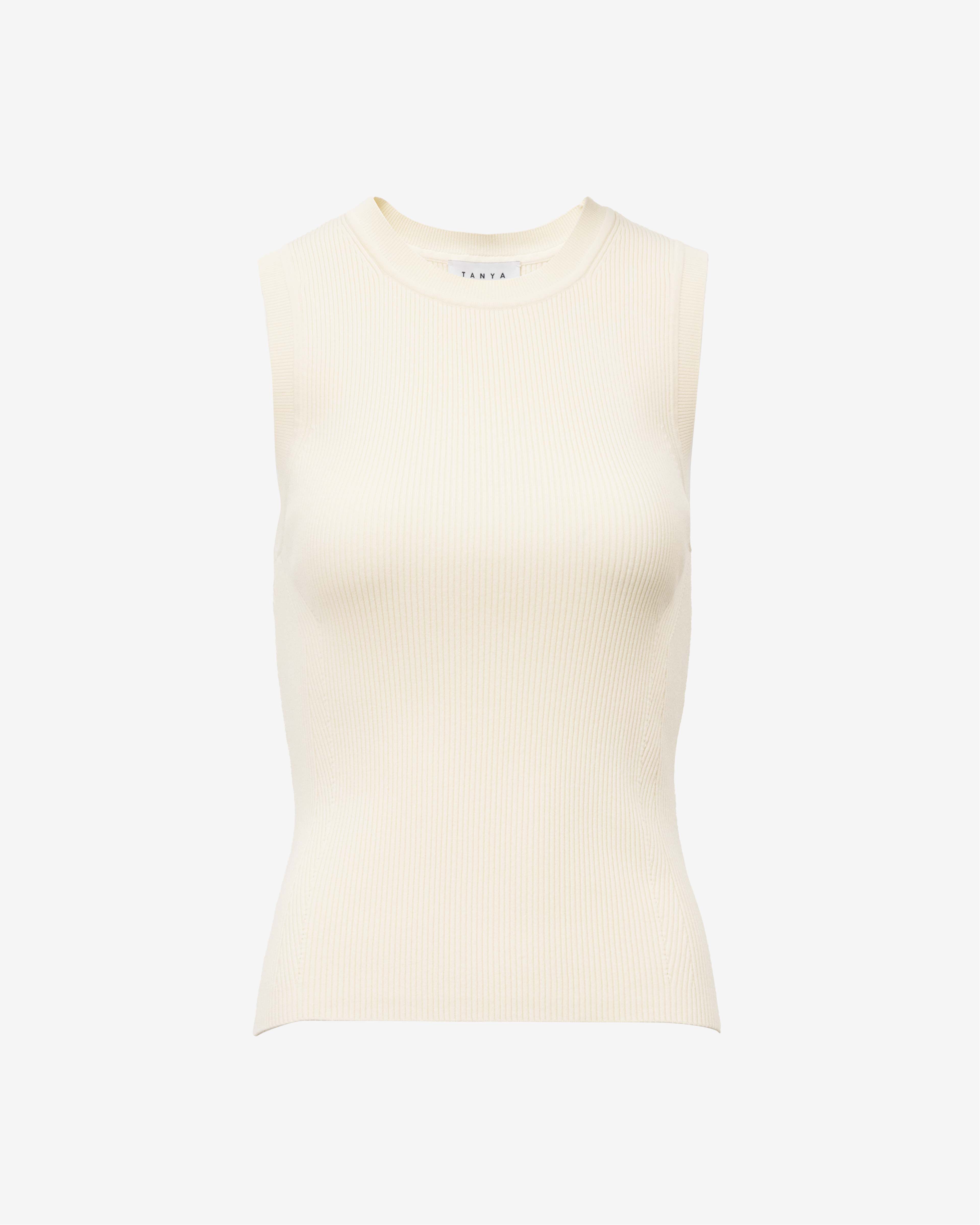 Joelle Top, Cream / Cream, alternate image number 1