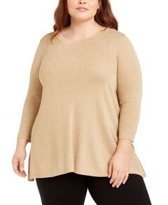 Plus Size Yellow Sweaters