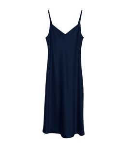 The Cabaret - Bias Slip Dress in Deep Navy