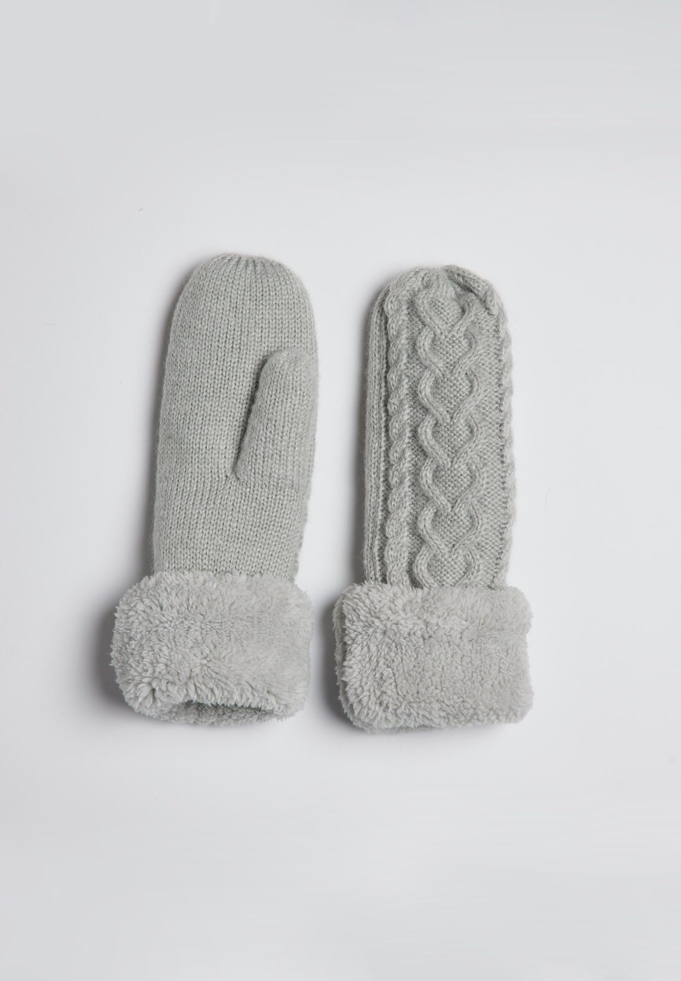 Flurry Lined Mitten, Light Grey / Light Grey, hi-res image number 0