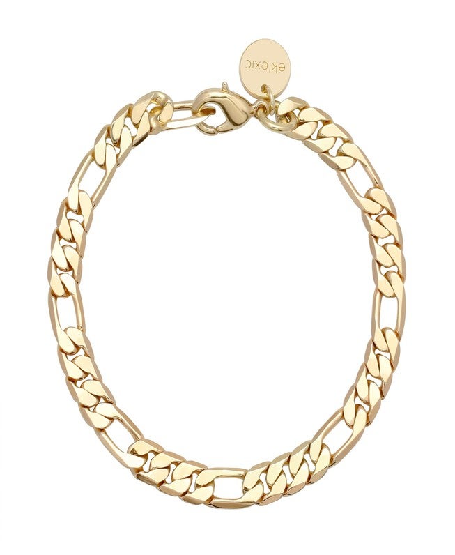 Baby Axel Bracelet 8 inches Gold, Gold / Gold, hi-res image number 0