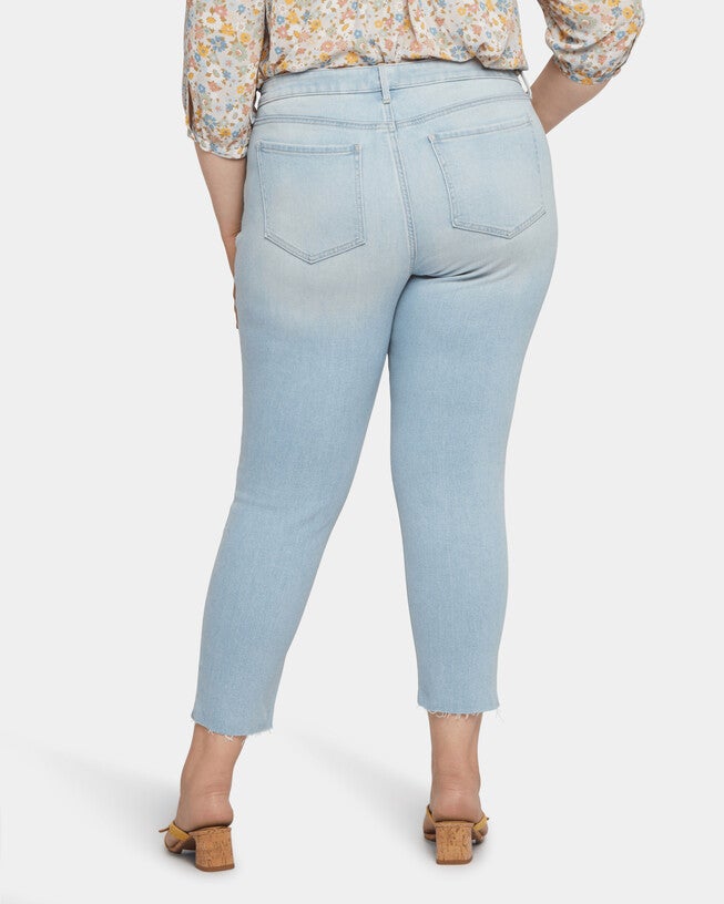 Alina Raw Hem Ankle Jean, Dunes / Light Wash, alternate image number 1