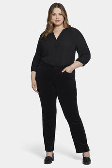 Coated Marilyn Straight Jeans