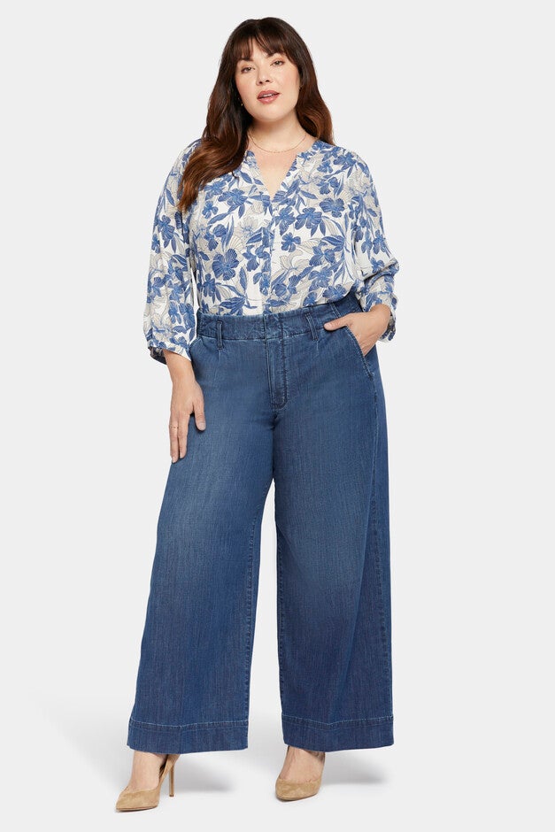 Hr Mona Wide Leg, Reminiscent / Dark Wash, hi-res image number 0