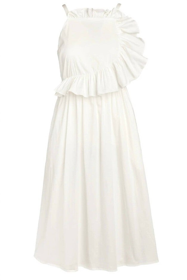 GENEVIEVE DRESS IN BRIGHT WHITE, , alternate image number null