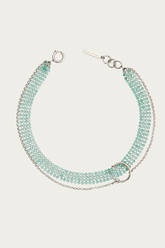 CLARENCE CHOKER IN SILVER, Silver / Silver, hi-res image number null