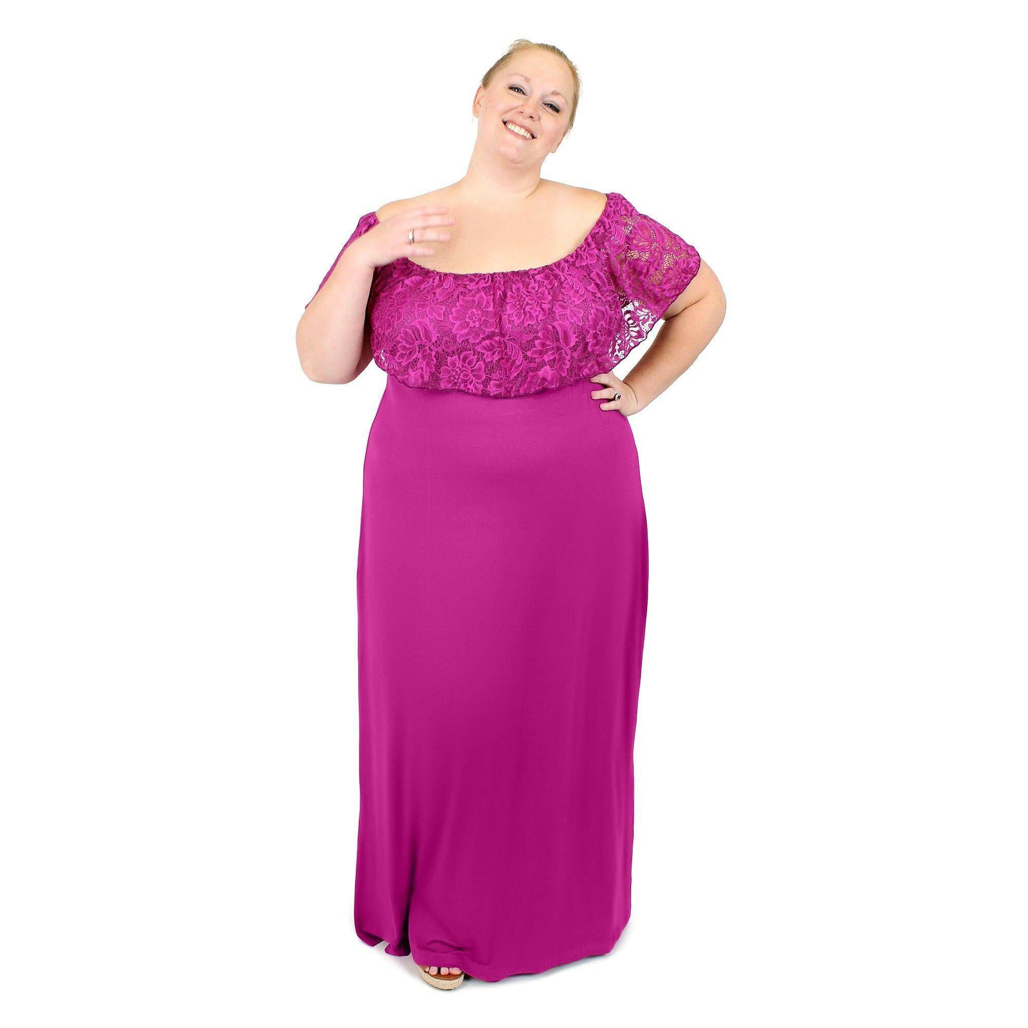 Anna Lace Maxi Dress, , alternate image number 7
