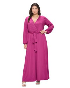 ESPINOZA SURPLICE MAXI DRESS