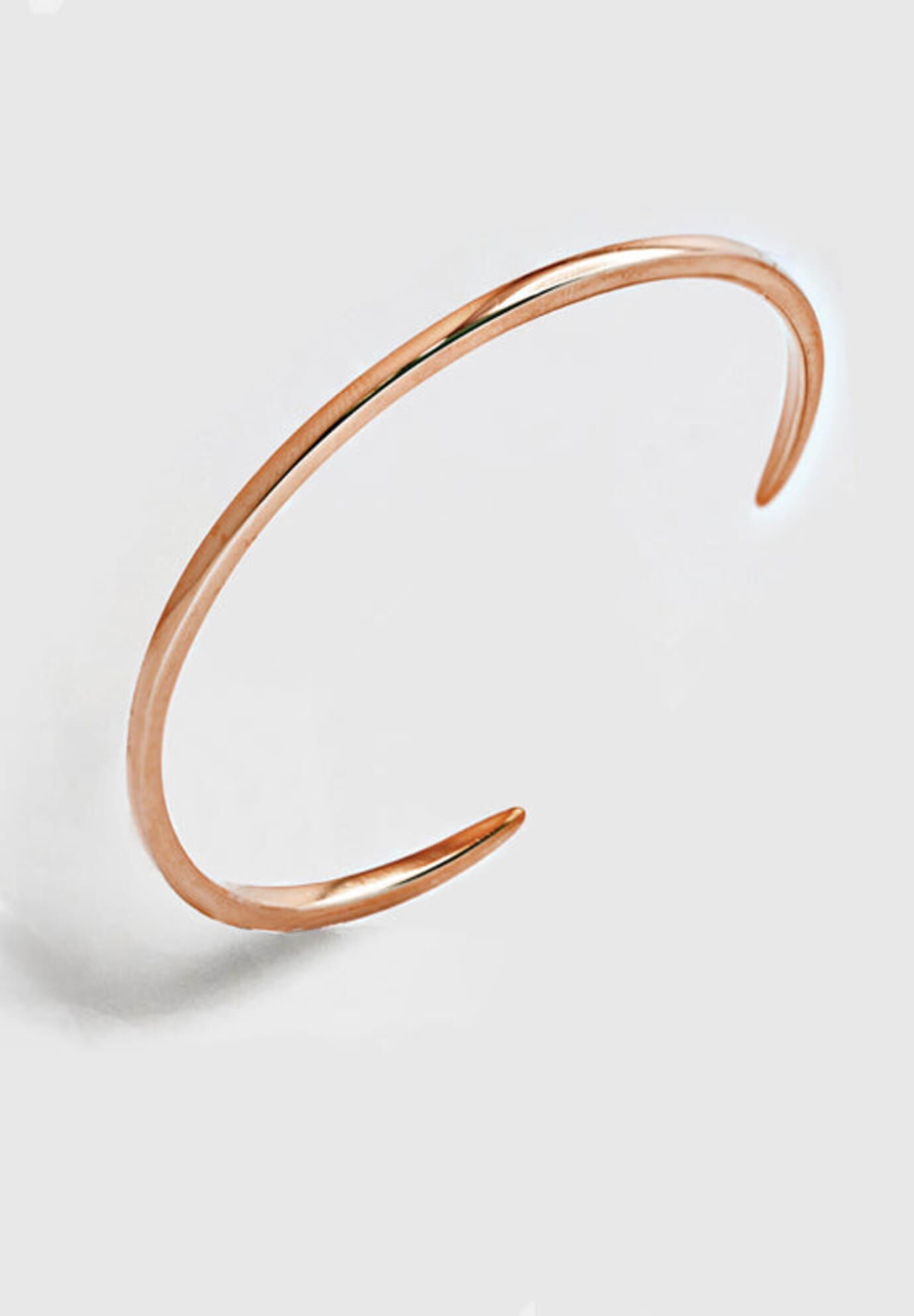 SUCCESS 2-Way Convertible Stacking Cuff Bracelet, Rose Gold / Pink, hi-res image number 0