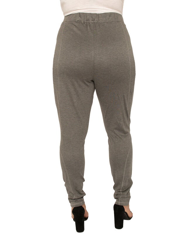 Ria Plus Size High Rise Ponte Knit Premium Legging, , alternate image number 6