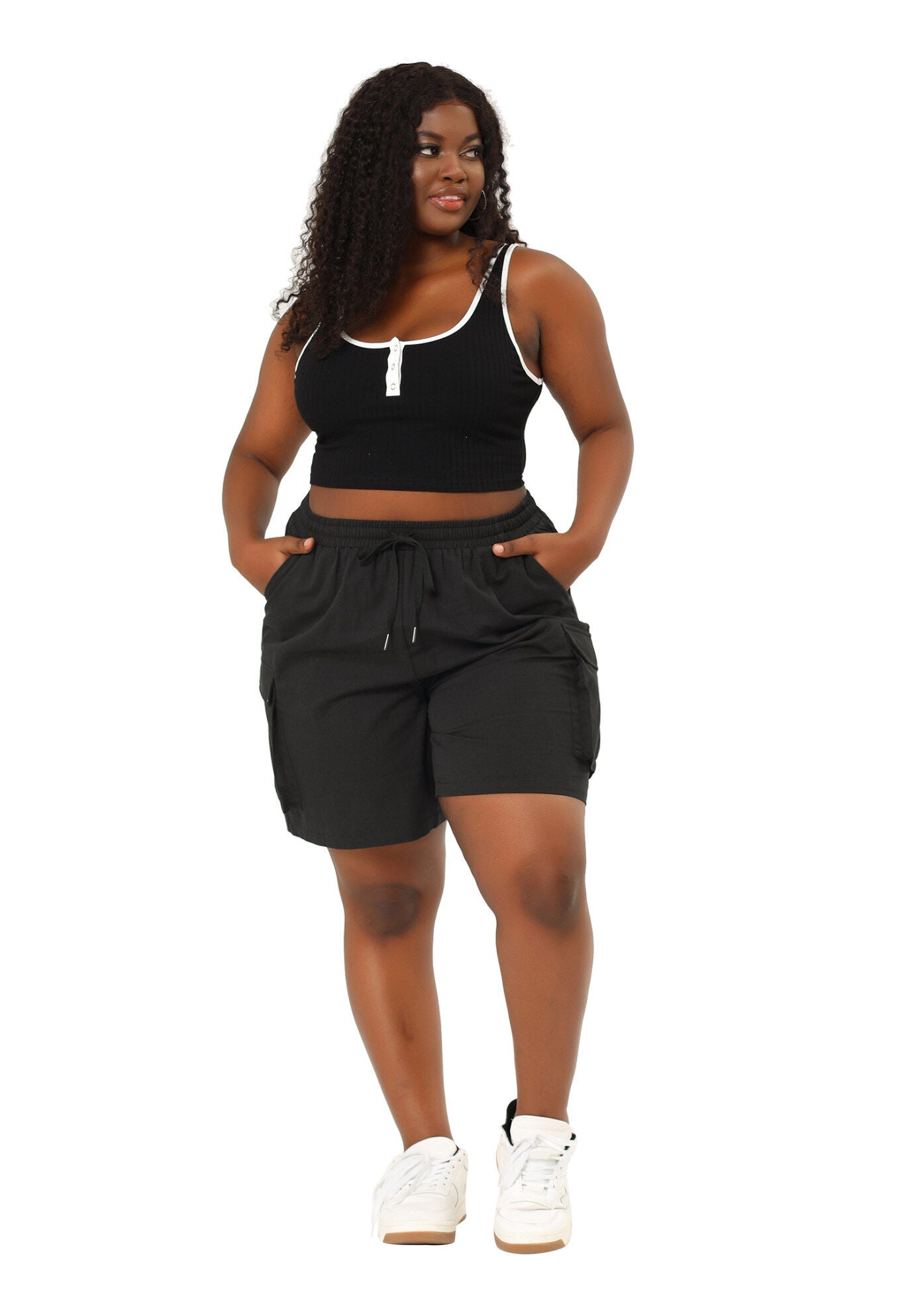 LIGHTWEIGHT ACTIVE ATHLETIC RUNNING SUMMER CARGO SHORTS, , hi-res image number 0