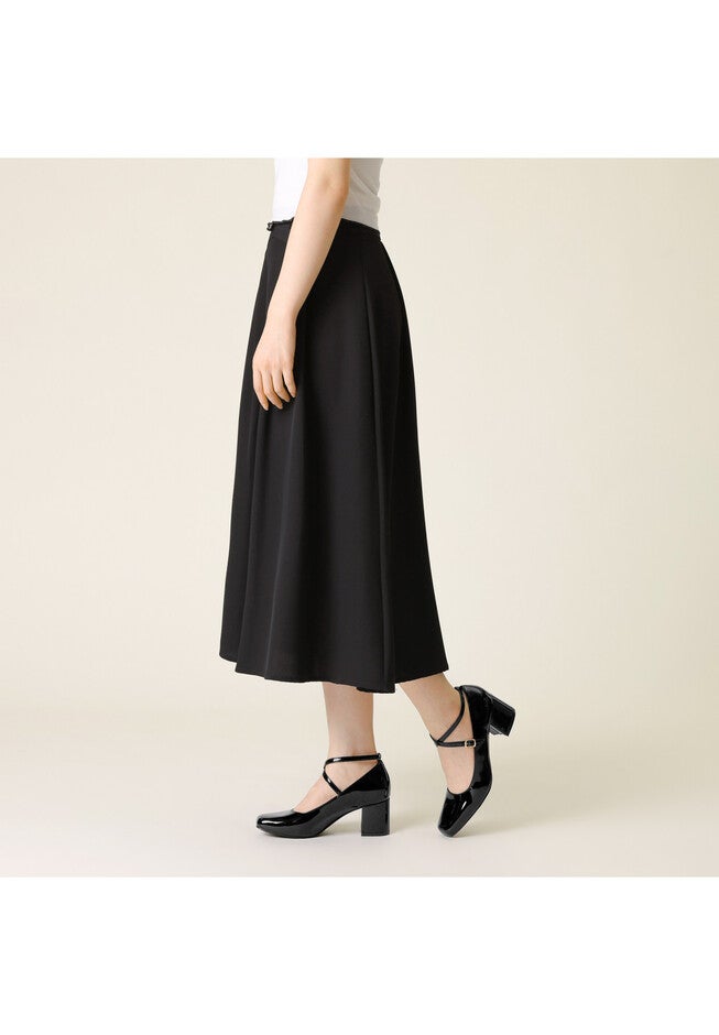 Mary Jane Square Toe Heels Pumps, Black / Black, alternate image number 1