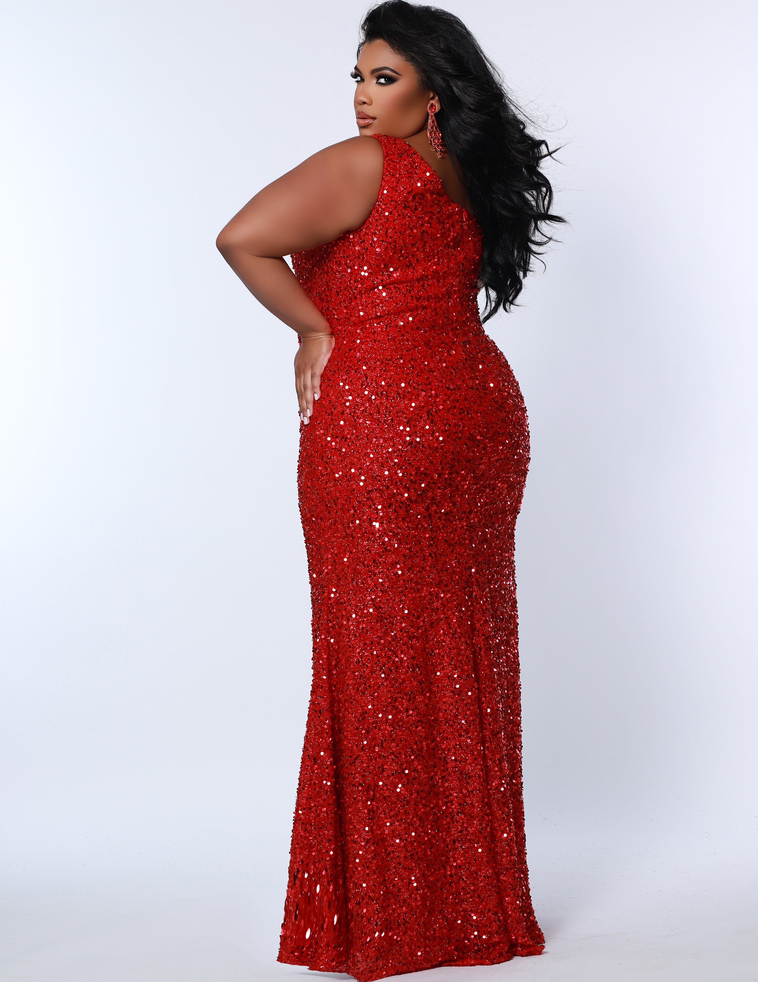 FEARLESS FORMAL GOWN, Ruby / Red, alternate image number 2