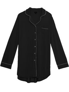 Nightshirt, Black  Ivory / Black, hi-res image number 0