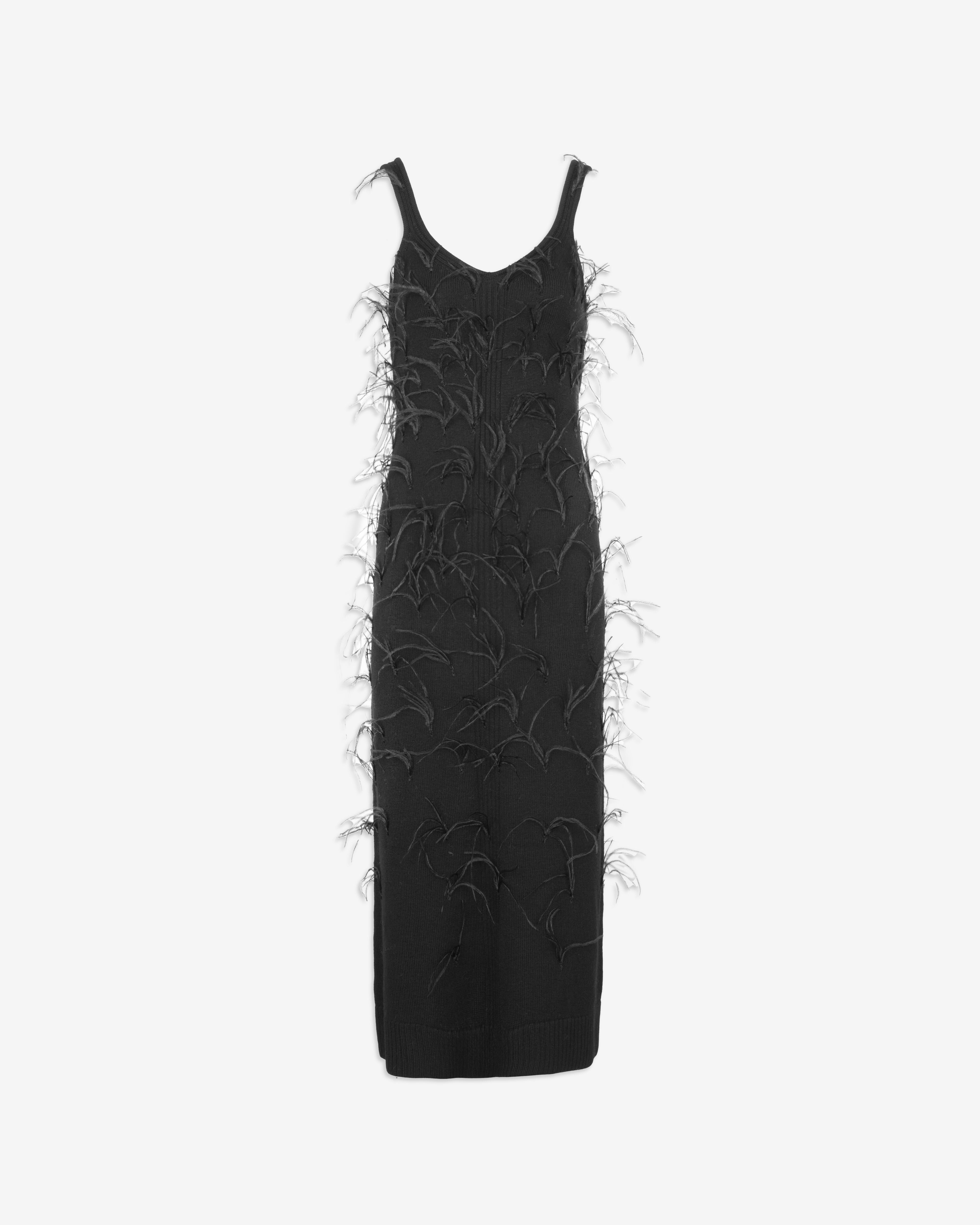 Nati Knit Dress, Black / Black, alternate image number 2