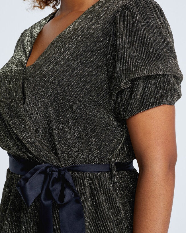 Vega Tie Top, BlackGold / Black, alternate image number null
