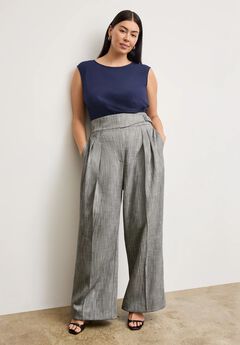 Bronny Cummerbund Trouser - Porto Weave