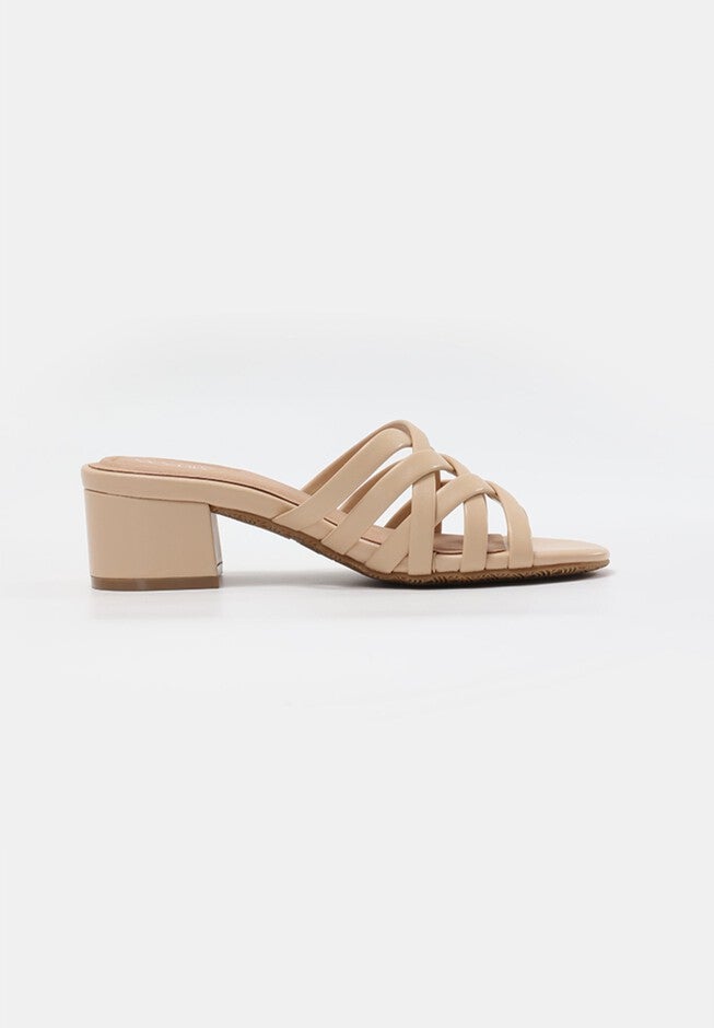 Gigi Block Heel Woven Sandals, Rose Cloud / Forest Green, hi-res image number 0