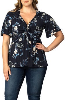 Abby Twist Front Top